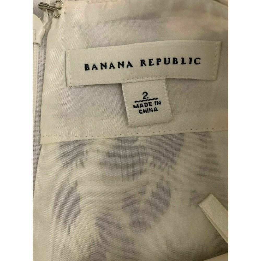 Banana Republic 100% Silk Brown Beige Ivory skirt - Picture 3 of 6